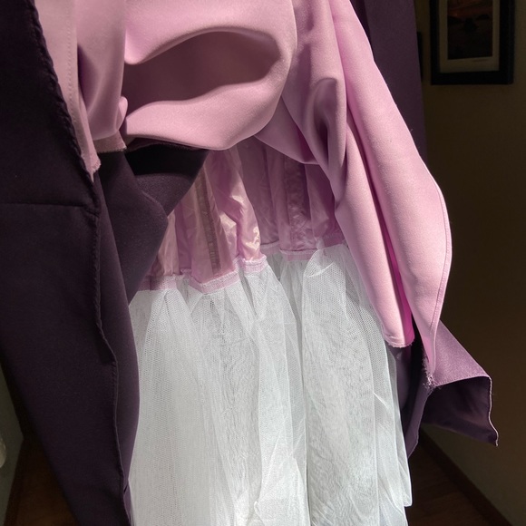 SIZE 8 NIKI LIVAS FORMAL DRESS with REVERSIBLE SHAWL - Picture 8 of 13